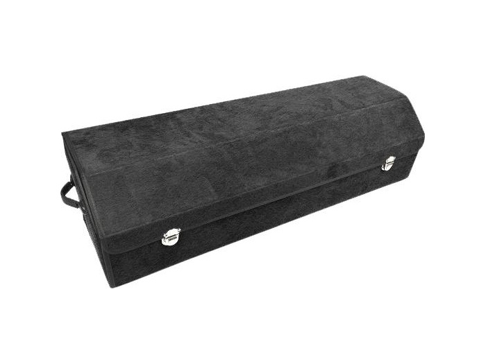 Folding and stowable trunk mat